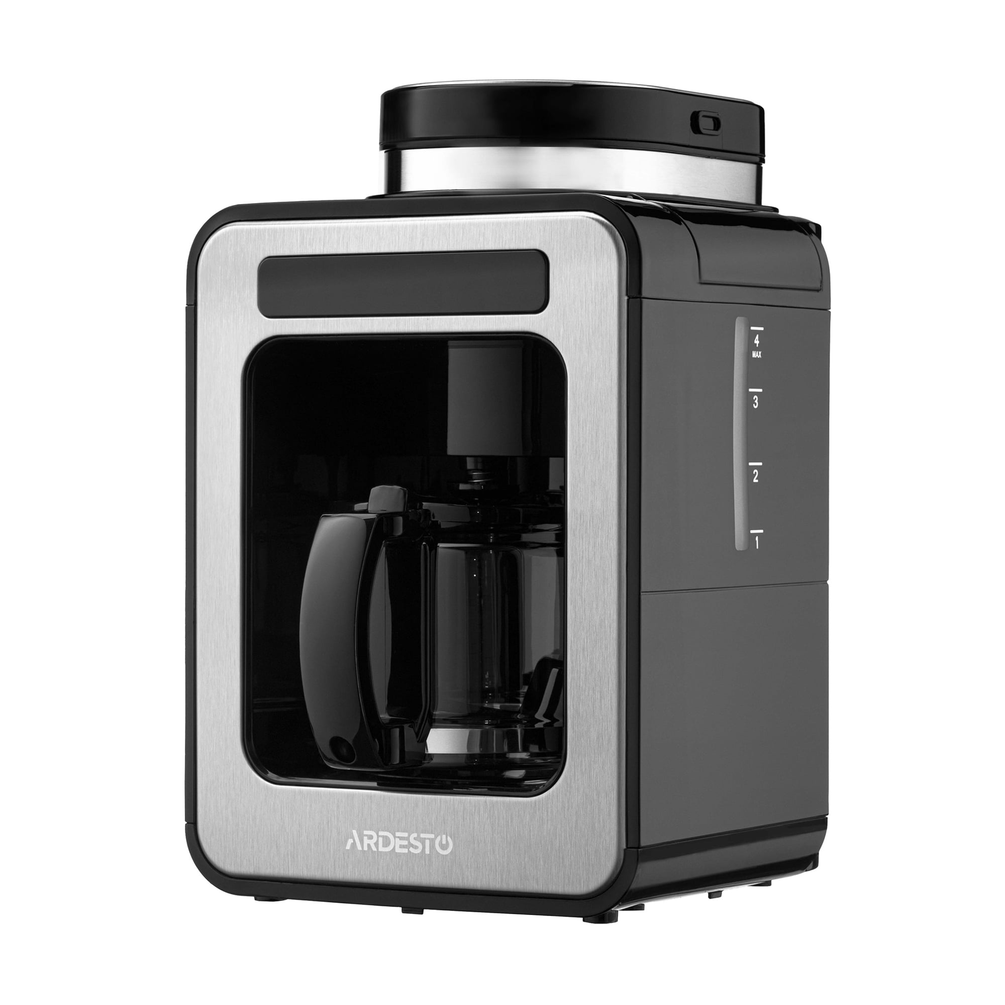Крапельна кавоварка Ardesto Steel Collection сріблясто-чорна, 0.5 л (FCM-DG064)